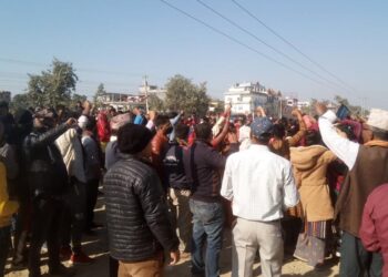 कैलालीमा अर्जुन हत्याको विरोधमा प्रदर्शन, प्रहरी –  हत्यारा पहिचान गरिसक्यौं