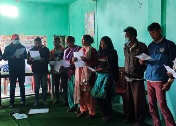 टीकापुर ७ मा नागरिक उन्मुक्ति पार्टीको शपथ ग्रहण