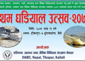 घडियाल उत्सव र डल्फिन,जलचर तथा जैविक बिबिधता संरक्षण सचेतना सप्ताह हुने