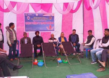 स्वास्थ्य परिक्षण तथा रक्तदान कार्यक्रम सम्पन्न