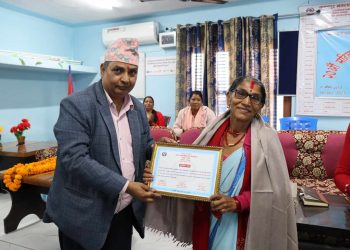 समाज परिवर्तनमा स्वास्थ्य स्वयंसेविकाको भुमिका अतुलनीय छ :नगरप्रमुख ओझा