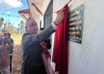 वडीकेदार गाउँपालिका गाउँ प्रशासनीक भवनको उदघाटन गरे मुख्यमन्त्री शाहले