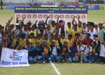 कैलाली जिल्ला लिग फुटबल प्रतियोगिता : क्वालिफायर्सको उपाधि सैपाल युवा क्लब गोदावरीले जित्यो