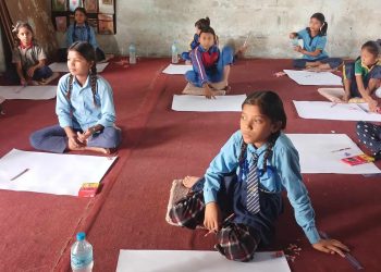 घोडाघोडीमा चित्रकला प्रतियोगिता सम्पन्न