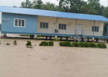 मोहना नदीले सशस्त्र प्रहरीका २ बीओपी भवन बगायो