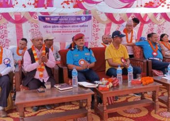 नेपाल यातायात मजदुर सघंले दुर्घटना न्यूनीकरण सचेतना कार्यक्रम