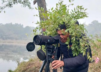 १ हजार १ सय २३ संख्यामा जलपंक्षीको गणना घोडाघोडीमा