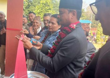 घोडाघोडी –३ को वडा भवनको उद्घाटन
