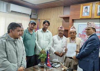 दिगो वन व्यवस्थापनका लागि साझेदारी वनका प्रतिनिधिले बुझाए ज्ञापन पत्र
