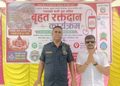 सहारा क्लब पहलमानपुरको रक्तदान कार्यक्रममा ५७ पिन्ट रगत संकलन