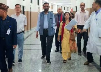 गेटामा चिकित्सा सञ्चालनका लागि चिकित्सा शिक्षा आयोगको टोलीले स्थलगत अनुगमन