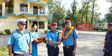 प्रहरी नायब महानिरीक्षक भट्टराईद्वारा इलाका प्रहरी कार्यालय मालाखेतीको निरीक्षण