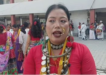 धनगढीमा दशैं विशेष सामूहिक सखिया नाच प्रदर्शन