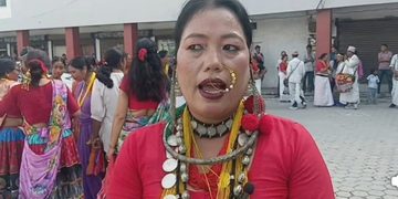 धनगढीमा दशैं विशेष सामूहिक सखिया नाच प्रदर्शन